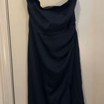 Midi dark blue dress Size 12 Photo 0