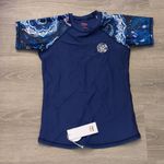 Axesea short sleeve rash guard size 4 Blue Photo 1