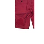 Ralph Lauren Sport Women's Shorts Bermuda Flat Front Snap Pockets Cotton Size 2 Red Photo 6