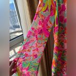 Lilly Pulitzer  Silk Colorful Carleigh Flamingo Mini Dress Size 6 Photo 5