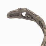 925 STAMPED STERLING SILVER WAVES IN THE WIND ADJUSTABLE TOE RING SIZE XS Photo 2