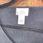 Loft Ann Taylor  Black Short Sleeve V-Neck Top Women's Size Small Photo 1