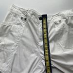 Massini  Women's Y2K 2000’sWhite Cargo Capris Medium 6 Photo 7
