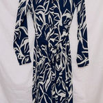Poetry  NWT Ophelia Print Navy Long Sleeve Button Front Midi Shirt Dress size 8 Photo 0