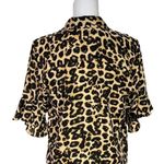 MISA Los Angeles  Louise Leopard Print Top Animal Print Blouse Size Small Photo 7