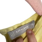 Everlane The Linen Open Back Yellow Dress Photo 3