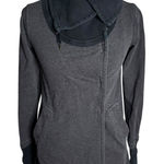 Lululemon Gratitude Wrap Jacket Small Grey Snap Closure Cotton Blend Long Sleeve Gray Photo 0