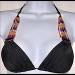 Beach Bunny  Out of Your League Beaded Triangle‎ Bikini Top Photo 3