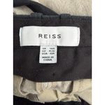 Reiss Luella Colorblock Linen Wide Leg Trousers Neutral Size 10 R Photo 4