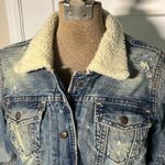 Ralph Lauren Polo Jeans Co Women’s Distressed Sherpa Jacket Size S Photo 1
