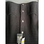 Ninety Clothing Co. Women's Black Knit Cardigan with Silver Buttons Size Medium Photo 5