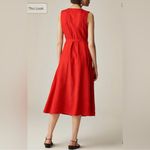 J.Crew  Seamed linen dress with removable belt Photo 2