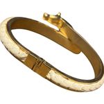 Vintage Rare Oscar D’Argent Equine Hinged Bangle Bracelet Horse Head Gold Photo 5