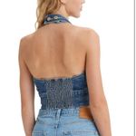 Levi's Levi’s denim Daisy halter top Size L Photo 1