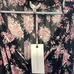 Love Shack Fancy Silk Popover Raven Mini Dress Size Large NWT Photo 2