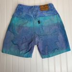 Vintage Tie Dye Jean Shorts 26" waist Blue Green Size XXS Photo 1