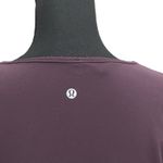 Lululemon  Full Freedom Long Sleeve Wrap Top Pullover‎ Nulu Black Cherry Purple 8 Photo 4
