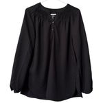 Jones New York  Signature Top Size Medium Long Sleeve Polyester Buttons Office Photo 0