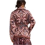 Farm Rio NWOT Anthropologie Bohemian IKAT Fringe Blazer Cardigan -Large Photo 5