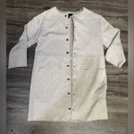 Forever 21 Light Gray Button-Up Coat Photo 0