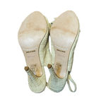 Bibi Anthropolgie Lou Pumps Heels Size 39/7 US Miho Natural‎ Womens Peep Toe Tan Photo 8