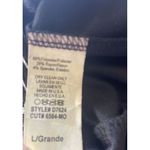 Club Monaco Monaco Womens‎ Holographic Striped Print Long Sleeve Long Dress L Made In USA Photo 4