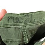 RUE 21 Womens Green Distressed Skinny Jeans Size 11 12 R Photo 5