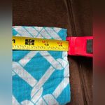 Lexi York Light Blue With White Chains Print Sheer Summer V Neck Top Sz S Photo 8