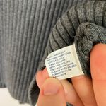 Gap | Vintage Sweater Turtleneck Gray Ribbed Knit Cotton Blend Stretch Womens XL Photo 4