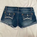 Mudd Vintage Y2K Denim Micro Low Rise Shorts Size 11 Juniors Photo 1