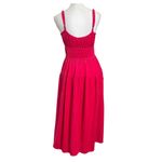 Ciao Lucia NWT Fabia Velour Dress Women’s Size Small Hibiscus Pink Midi Photo 6