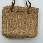 Esprit Vintage Jute Natural Bag Handle Summer Cottage Leather Handle Photo 2