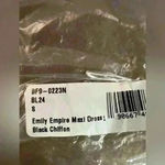 Show Me Your Mumu $198  Bridesmaid Black Maxi Dress Emily Empire Waist XS Photo 3