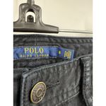 Ralph Lauren Polo Pants Womens 6 Black Cargo Moto Zip Pockets Ankle Zippers Photo 1