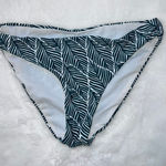 Gianni Bini  Women's XS Black Leaf Print Bikini Bottoms‎ Photo 0
