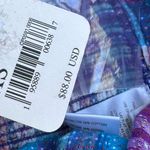 Free People NWT  Henrietta Tube Top plaid Printed Button Smocked Ruffle Crop XS Photo 6