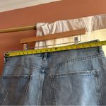 Madewell  The Essex Long Baggy Short Jean Denim Jorts Raw Hem NWT‎ Size 33 Photo 8