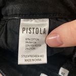 Pistola high rise distressed cropped skinny jeans in washed black size 28 Photo 10