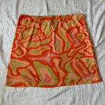 Princess Polly Orange Tie Dye Skirt Photo 4