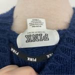 PINK - Victoria's Secret Victoria's Secret PINK Navy Blue Varsity Letter Boyfriend Sweater sz med Photo 4