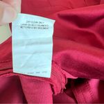 Bebe Y2K Women’s Sleek Red Satin Kick Hem Pleated Pencil Skirt Photo 9