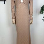 Elliatt  Bajan Knit Pullover Maxi Dress Nude Photo 4