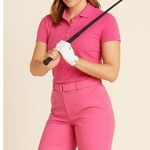 Ralph Lauren Golf Pink Bermuda Shorts with Buckle Detail Size 0 Photo 0