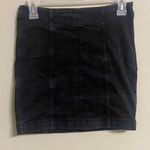 Free People Women's Modern Femme Denim Mini Skirt Black Size 6 Photo 0