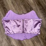 Lavender Satin Strapless Top Purple Size M Photo 1