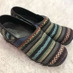 Björndal Bjorndal Ally Aztec Woven Clogs‎ Multi Color Rainbow 10 Photo 0