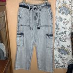 Urban Outfitters  BDG Acid Wash Black Belted Skate Jeans Size 30 Photo 2