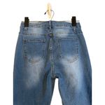 SheIn Blue Cotton Blend Wide Leg Flare Casual Denim Jeans Women Sz 27 Photo 6