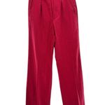 DEADSTOCK 70s Happy Legs High Rise Wide Leg Trouser Pants Rare Vintage Red‎ NWT Red Size undefined Photo 0