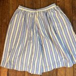 Ralph Lauren Women’s women’s vintage 1980s Blue and Cream Striped full skort Photo 6